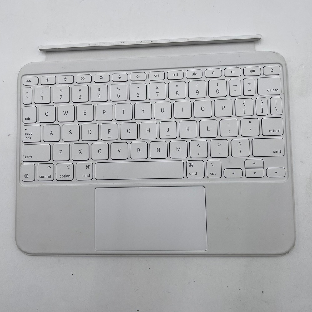 Apple Magic Keyboard Folio A2695 iPad 10th Gen White Detachable Trackpad Case